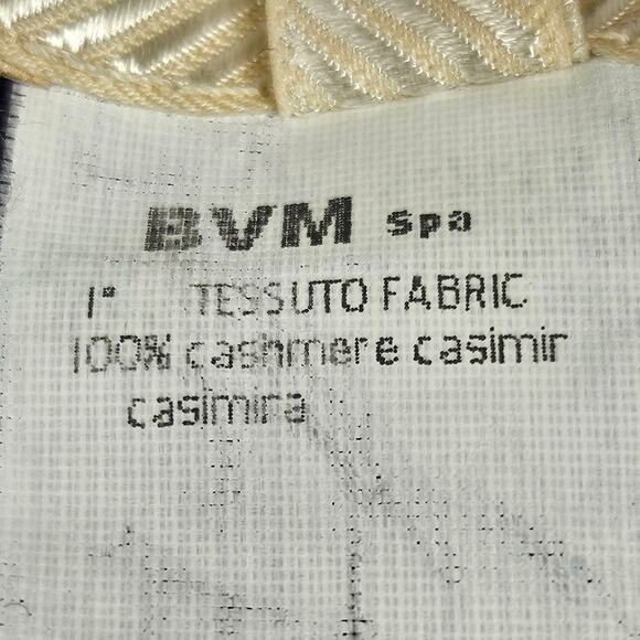 LES COPAINS VINTAGE CASHMERE PURPLE KEYHOLE SCARF – MADE IN ITALY – 36" SIZE 42 - Picture 4 of 9